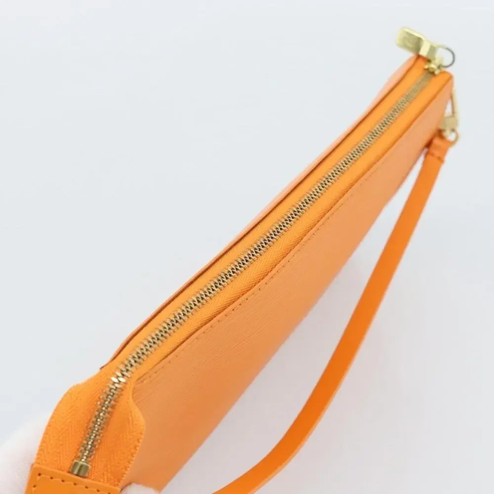 Louis Vuitton Epi Pochette Accessoires Pouch Orange